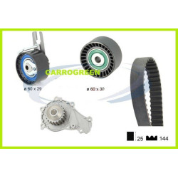 Pompe à Eau + Kit Distribution Citroen C3 Hdi 1.4L : Carrogreen