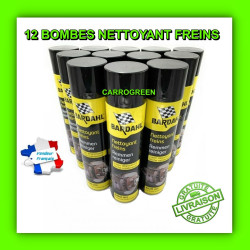 12 Bombes Nettoyant Degraissant Freins Auto Moto Bardahl : Carrogreen