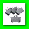 Jeu de 4 plaquettes Arriere PEUGEOT 207 307 Partner : Carrogreen