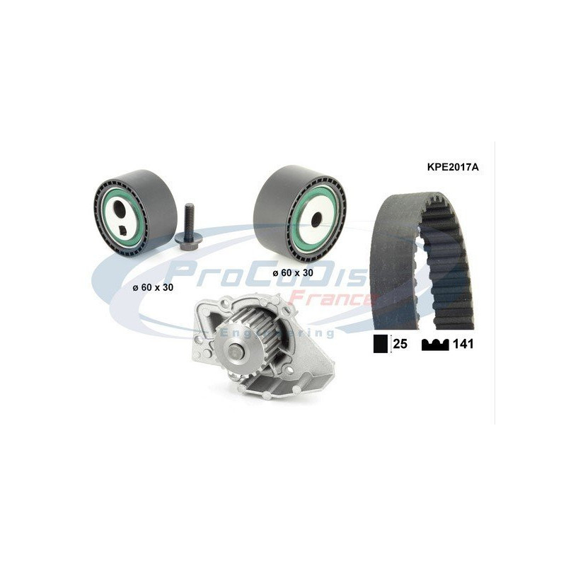 Kit Distribution avec Pompe à eau Peugeot 206 Hdi 90 cv : Carrogreen